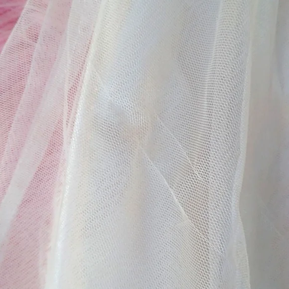 Rare Editions Dress Little Girls Sz 3T 🤍White 💕Pink Formal / Occasion - Picture 7 of 10